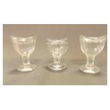 Vintage Glass Eye Wash Cups - (Eye Baths)