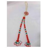 Native American Beaded Medallion Necklace