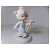 "Faith Takes The Plunge" Precious Moments Figurine