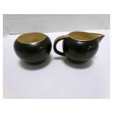 Villeroy & Boch Black & Gold Sugar Creamer