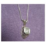 Vintage Sterling Silver 925 Art Deco Filigree