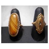 1976 AVON Kensington Gold Tone Victorian Revival