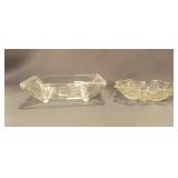 Vintage Clear Glass Snack or Relish Dish - Indiana