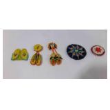 Hand Made Native American Beaded Doll And Shoe