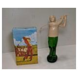 Vintage Avon Perfect Drive Spicy  Aftershave Glass