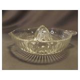 Modern Clear Glass Citrus Juicer/Reamer