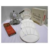 Fondue Pot, Fondue Plates & Fondue forks