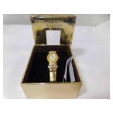 Vintage Elizabeth Talor White Diamonds Gold Tone