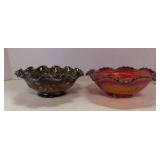 Vintage Fenton Carnival Glass Bowl "Persian