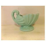 Vintage Ceramic Shell Planter or Vase - Art Deco