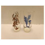 Pepsi 1973 Road Runner & Wiley E. Coyote Glasses