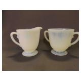 Vintage American Sweetheart Creamer and Open