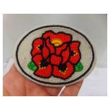 Native American Beaded Belt Buckle -DIRTY