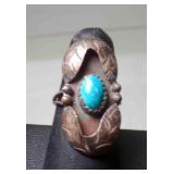 Vintage Native American Sterling Silver Ring w/