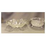 10" Early American Pressed Glass "Paneled Daisy