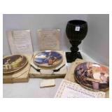 Norman Rockwell Plates cert. of Authenticity