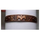 Vintage Copper Cuff Bracelet South West Design SEE