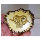 Vintage Handcraft ed Elk Antler Burr Belt Buckle