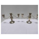Sterling Silver Candle sticks Duchin Creation
