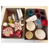 BOWLS - CUPS - SALT/PEPPER SHAKERS