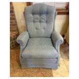 BLUE ROCKING CHAIR