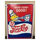 PEPSI COLA - METAL SIGN