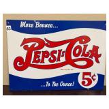 PEPSI COLA METAL SIGN