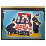 2001 PEPSI COLA METAL SIGN