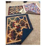 3 SMALL QUILTS