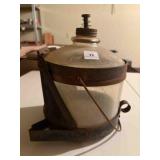 VINTAGE GLASS KEROSENE JUG