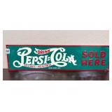 PEPSI COLA METAL SIGN