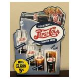2014 PEPSI COLA WOOD SIGN