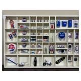 47 PC - PEPSI MEMORABILIA DISPLAY