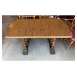 DINING TABLE W/6 CHAIRS