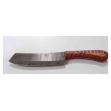 Damascus steel kitchen knife