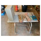 small roller table with parts