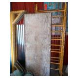 set of scaffolding on rollers