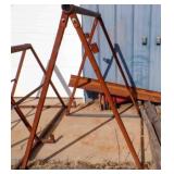 A-frame steel rack