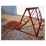 A-frame steel rack