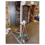 cherry picker lift on roller