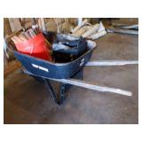wheel barrow & misc.
