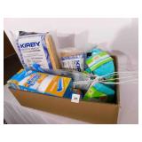 Cleaning Supplies, Vacuum Bags, Etc (1 box)