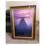Large Wood Frame w/ poster