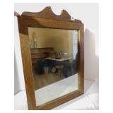 Wall Mirror with Wood Frame, seem old
