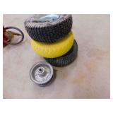 3 Small Tires - 2 w// air, 1 solid