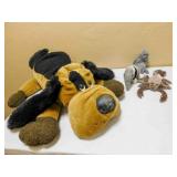 Large Plush Dog, Beanie Babies (3)