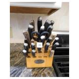 Calphalon Knife Block w/ Knives