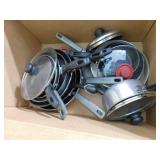 Skillets, Pans, Lids - variety