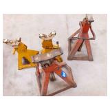 Floor Jacks 2 - 15", 2 - 12"