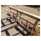 Wooden Sawhorses 2 (outside)